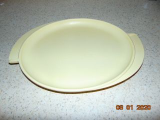 Vtg Boontonware Winged Meat Platter Plate 606 14 1/2 " Yellow,  Mid Century Dishes