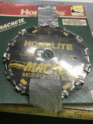 Vintage Homelite Machete Brushcutter Blade Da - 00714 - B.  (b - 5