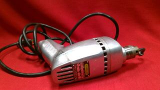 Vintage Stanley 1/4 " Electric Power Drill Model H131 - B Industrial Rated 3.  0 Amps