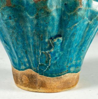 Antique Chinese Turquoise Glazed Pottery Jar - Ming Dynasty 3