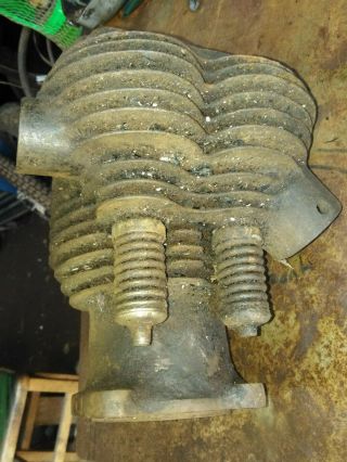 Jap Bsa Veteran Vintage Single Cylinder Engine Barrel Head.  No Valve Cover,  S