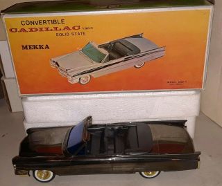 Vintage 1963 Cadillac Convertible Model Car Solid State Radio With Box
