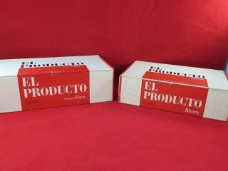 Vintage El Producto Cigar Boxes 2 Boxes Blunts & Puritanos Finos