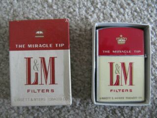 Vintage L&m Continental Cigarette Lighter Japan