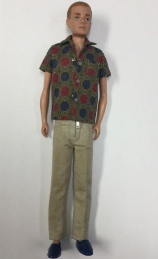 Vintage 1960 Ken Doll Straight Leg Japan