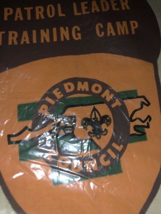 Vintage patrol Leader Neckerchief training camp piedmont council Charlotte,  NC 2