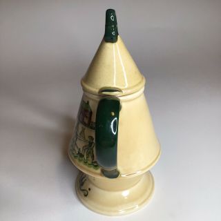 Vintage Poppytrail Homestead Provincial by Metlox Coffee Pot with Lid Green 3