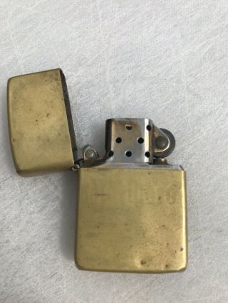 Vintage Brass Marlboro Zippo Lighter