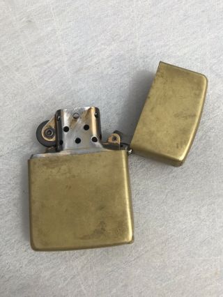 Vintage Brass Marlboro ZIPPO Lighter 2