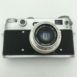 Vintage Zorki 5 USSR Film Camera Rangefinder KMZ Industar 50 Soviet Lens 35mm 3