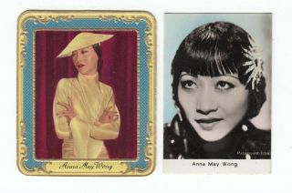 2 Vintage 1930s Tobacco Cards Anna May Wong