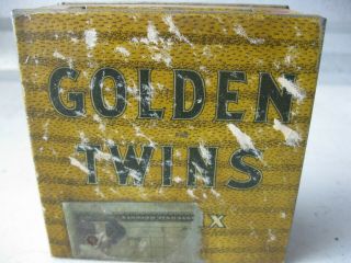 Vintage Golden Twins Tobacco Tin