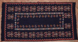 Greece Greek Epirus Metsovo Antique Handwoven Wool Kilim Rug Runner 240x115cm