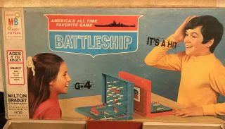 Vintage Copyright 1967 Milton Bradley Battleship Board Game 4730,