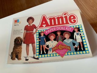 Vintage Little Orphan Annie Paper Doll Kit Uncut