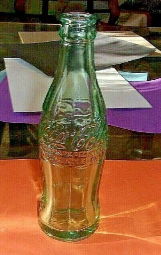 Vintage 6 Oz.  Coca Cola Hobbleskirt Bottle,  Hazleton,  Pa.