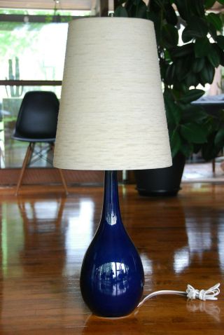 Lotte,  Gunnar Bostlund - Danish Mid Century Modern Lamp W/ Shade