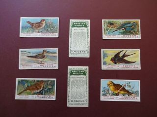 British Birds Issued 1905 By Ogdens Set 50