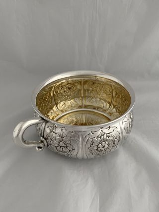 Large & Heavy Solid Silver Chamber Pot 1987 Birmingham Sterling Silver Potty