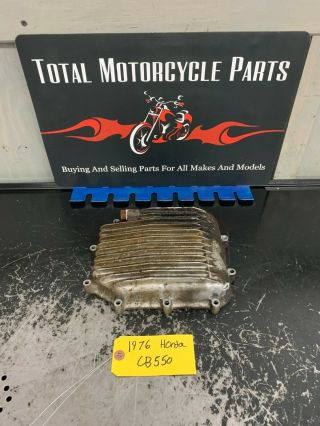 Vintage Honda Cb550 Engine Motor Oil Pan Sump Oem Part