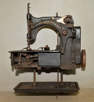 Rare Antique Metropolitan Willcox & Gibbs Collectible Sewing Machine Rare Early