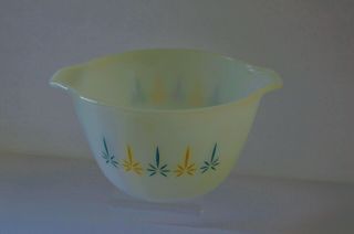 Vintage Fire King Candle Glow Atomic 1 Qt.  Mixing Bowl 1967 - 1972