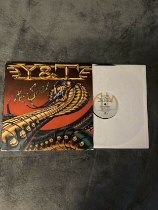 Vintage Y&t Mean Streak A&m 1983 Vinyl Lp Record.  Rock