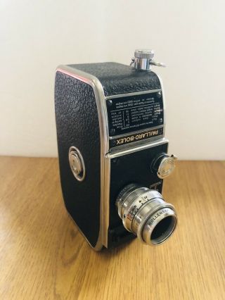 Vintage Paillard - Bolex 8mm Film Movie Camera f/1.  9 13mm Lens 16 Frames/per sec. 2