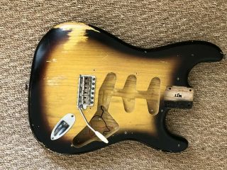 Mjt Relic 1 One Piece Body,  Fender American Vintage Stratocaster Tremolo Bridge