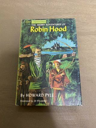 Vintage 1965 The Merry Adventures Of Robin Hood Book