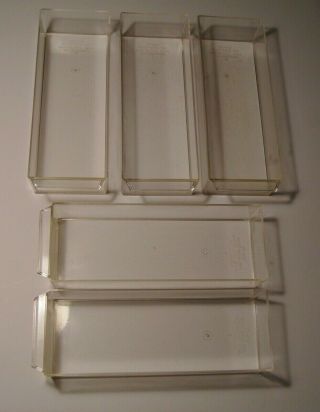 5 Vintage Akro - Mils Storage Cabinet Replacement Drawer 20 - 445
