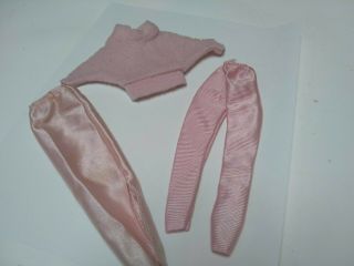Vintage Barbie Doll Fashion Classics Clothes Outfit 5708 Pink Sweater Tights,