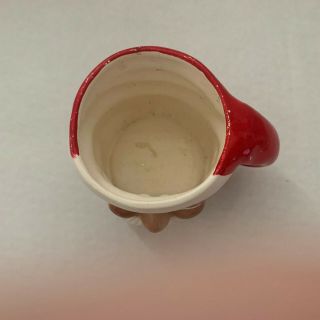 True Vintage Japan Santa Claus Head Mug Hand Painted Ceramic 3