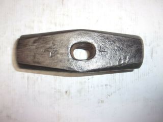 Vintage 4 Lb Iron City Sledge Hammer Head Blacksmith Anvil Forge Collector