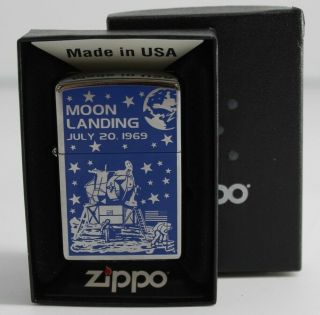 Zippo Moon Landing July 20 1969 Collectible 15 Lighter Rec Re4 Se