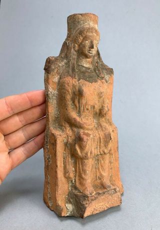Ancient Greek Terracotta Model Of The Goddess Demeter