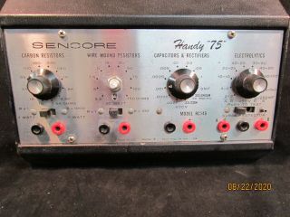 Vintage Sencor Handy 75 Model Rc146 Resistor Capacitor Substition Box