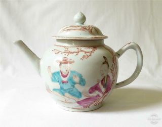 Good Sized Antique 18th Century Chinese Porcelain Tea Pot
