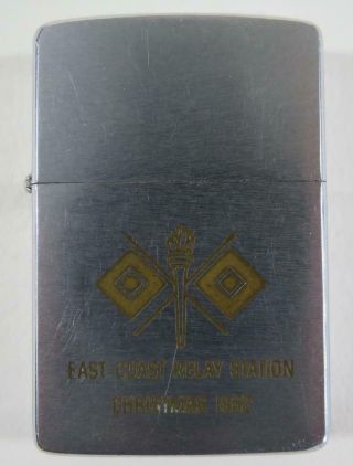 1962 Signal Corp East Coast Relay Station Zippo Lighter