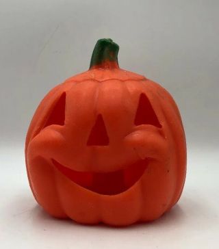 Vintage Gurley Halloween Candle Jack O Lantern Pumpkin - 1