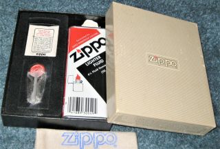 Zippo Gift Set Flint & Fluid Can Combo Needs Your Lighter Previously Collected