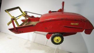 Vintage Tru Scale Combine Pull Combine Great Old Farm Toy