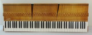 Antique Full Size Player Piano Keyboard 88 Keys (2)