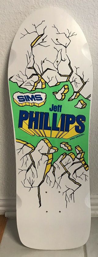 Rare Sims Jeff Phillips Break Out 2 Reissue Silkscreen Skateboard 1 Of 10