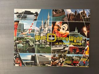 Walt Disney World: A Pictorial Souvenir Book Vintage 1978