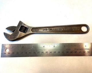 Vintage J.  H.  Williams & Co.  " Superjustable " 8 " Adjustable Wrench In Good Cond.