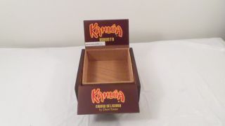 Kahlua Robusto Cigars Delicioso By Drew Estate Wood Cigar Box