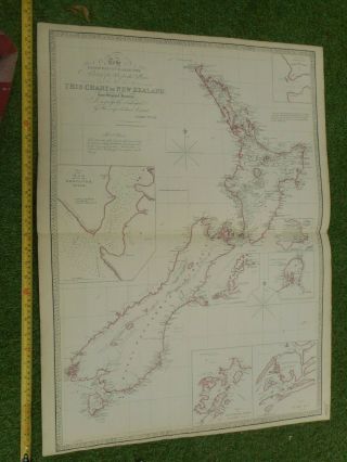 100 Large Zealand Map By James Wyld C1849 Vgc Colour