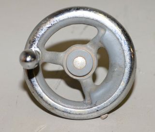 Vintage 5 " Diameter Wheel Lathe Milling Machine Table Hand Wheel Handle Tool