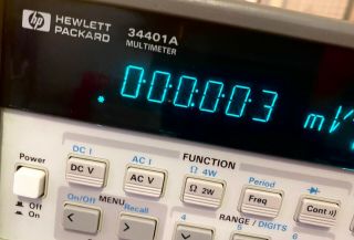 Hewlett Packard 34401A Digital Multimeter - 6½ Digit.  {Tested} 2